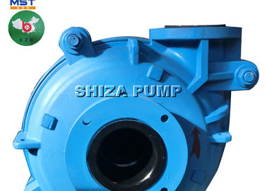 China Centrifugal Cover Plate Liner Rubber Lined Slurry Pump Gear Reducer Driven supplier