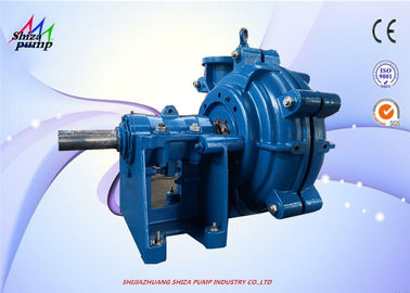 China 6 Inch Heavy Duty Horizontal Centrifugal Slurry Pump By Metal Replaceable Line supplier